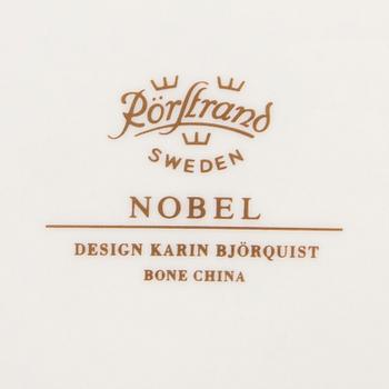 Karin Björquist, a set of 18 pcs of Nobelservisen Rörstrand porcelain later part of the 20th century.