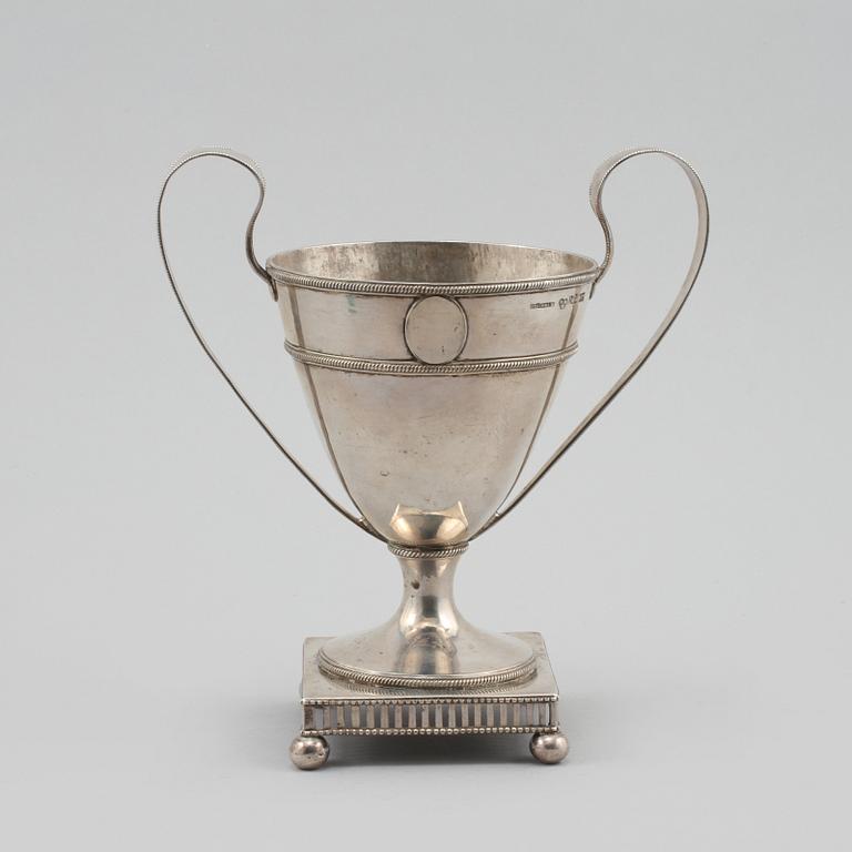 POKAL, silver, Eric Björkman, Eskilstuna, 1799, vikt 390 g.