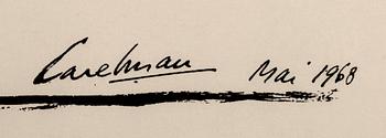 LUC SIMON, 2 litographes, signed in print May 1968 + one, unknown.