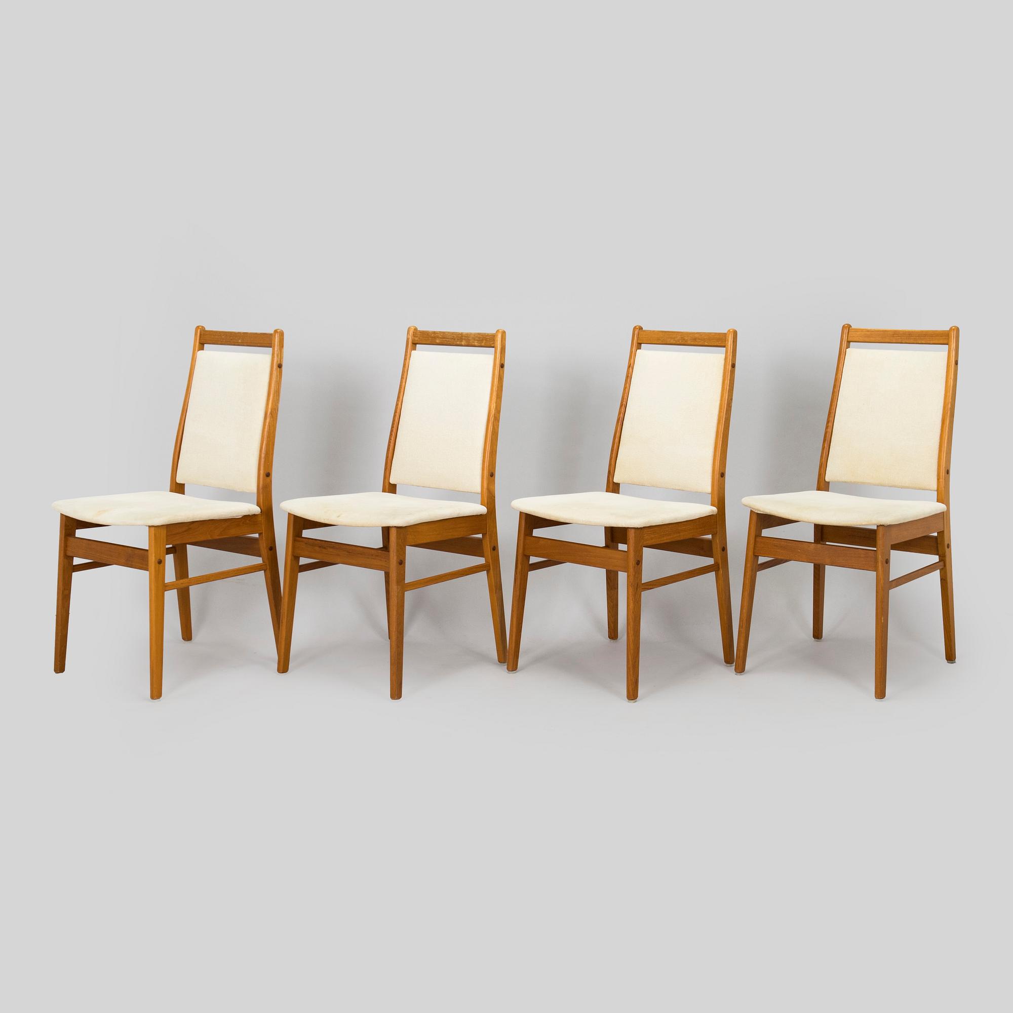 Four Danish chairs by Gangsö furniture, late 20th century.