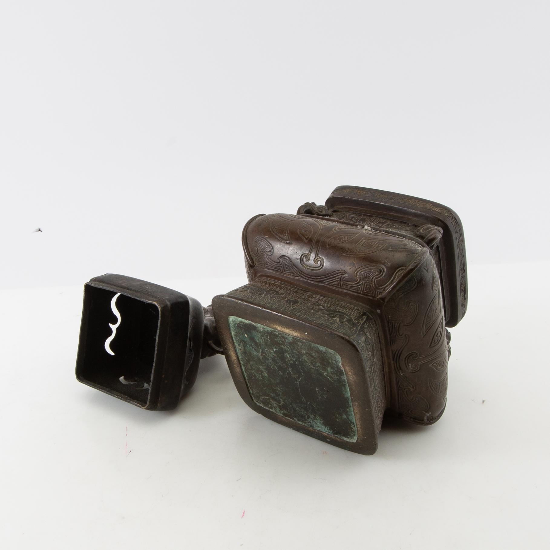 Incense burner China 18th/19th century bronze.