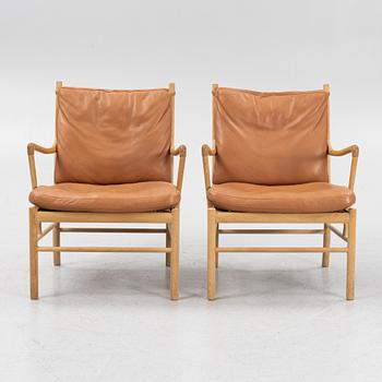 Ole Wanscher, a pair of 'Colonial chair OW 149', Carl Hansen & Son, Denmark.