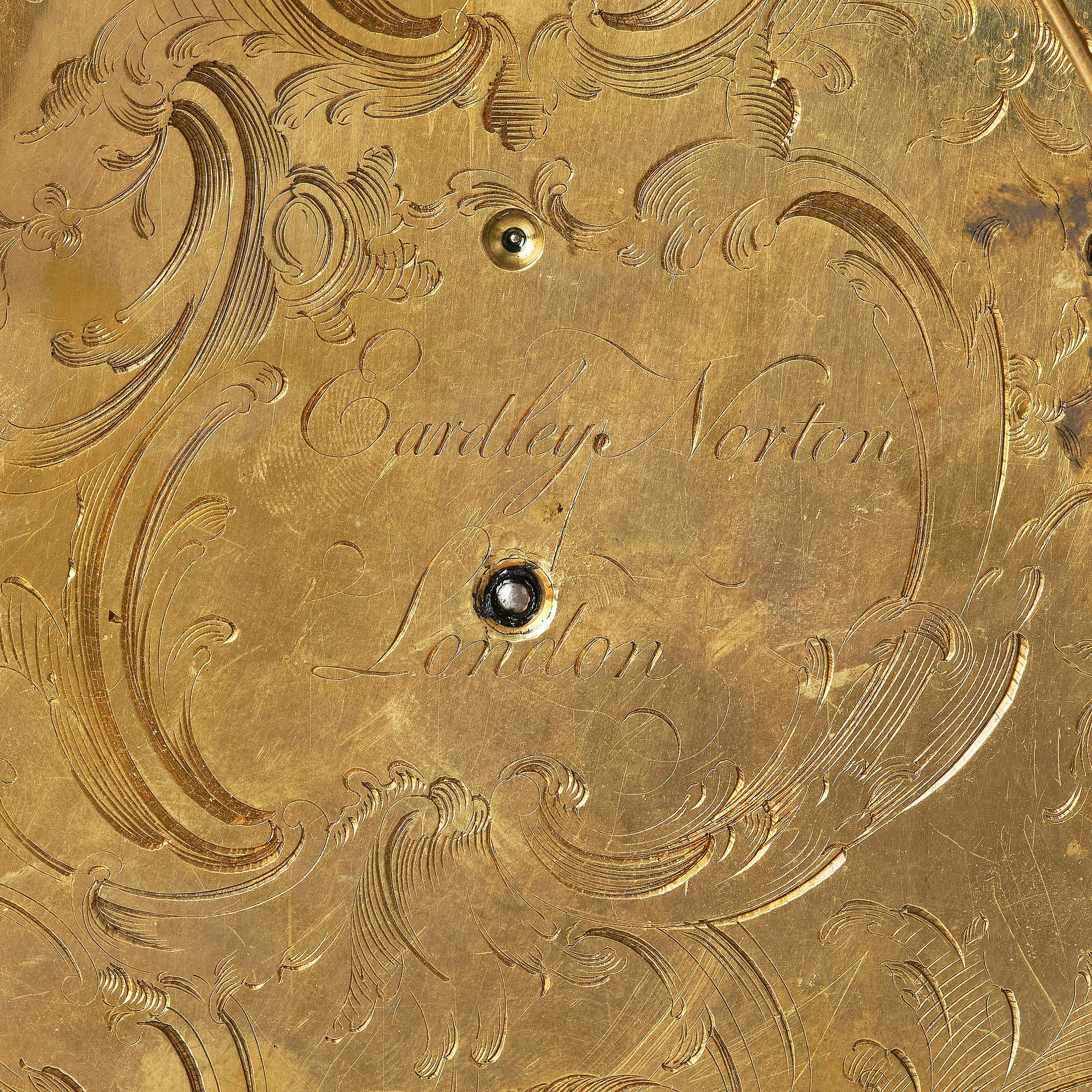 A George III musical bracket clock by Eardley Norton (watchmaker active in London 1762-94).