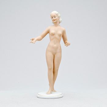 FIGURIN, porslin, Schaubach Kunst, Tyskland 1930-40-tal.