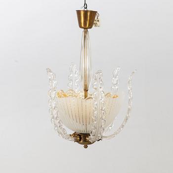 FRITZ KURTZ taklampa Orrefors möjligen 1940/50-tal.