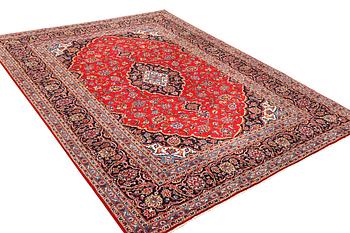 A Keshan carpet, c. 330 x 245 cm.