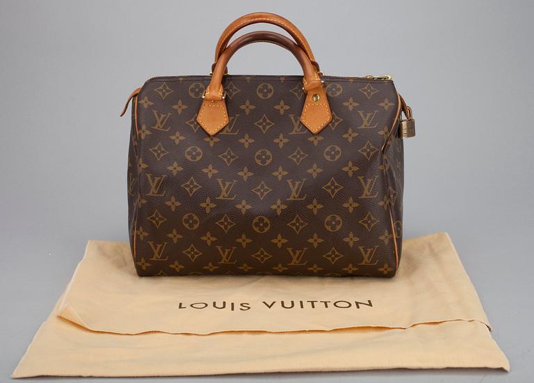 LOUIS VUITTON, VÄSKA, "Speedy 30", Louis Vuitton.