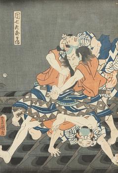 Utagawa Kunisada, Kabukiskådespelare.