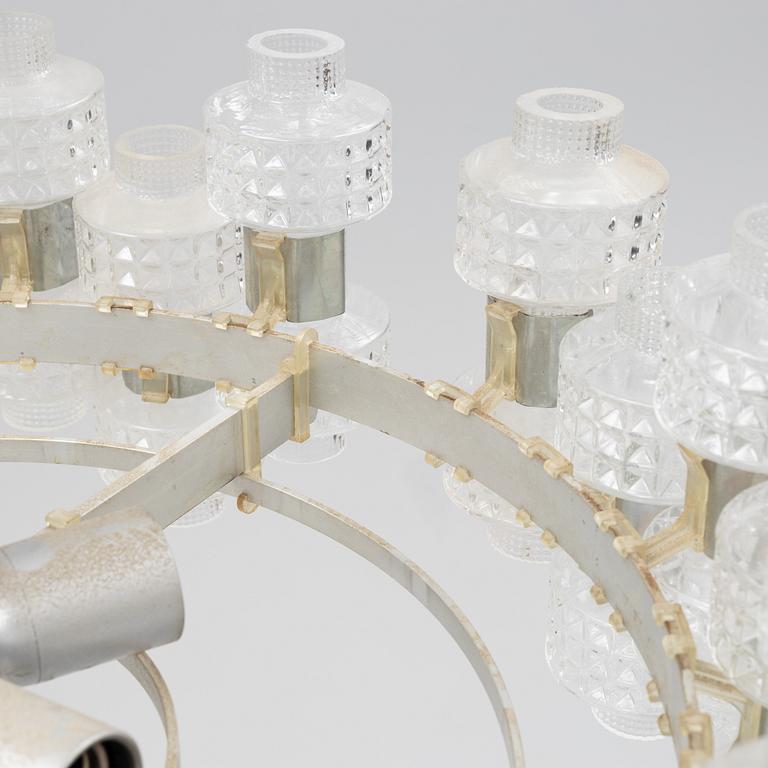 Gert Nyström, a 'Festival' glass ceiling light, Fagerhults Belysning.