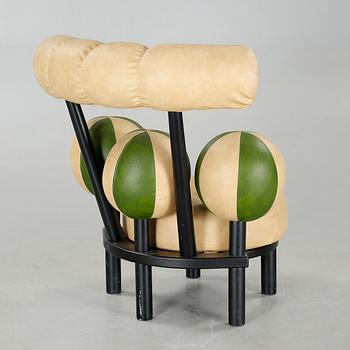 PETER OPSVIK, fåtölj, "Globe", Stokke Møbler, modell i produktion från ca 1985.