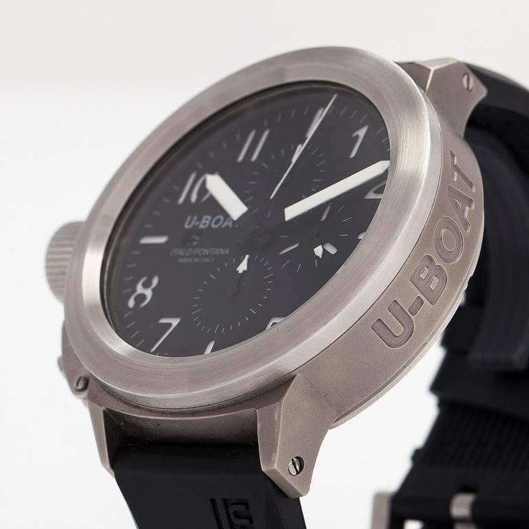 U-Boat, Flightdeck, kronograf, armbandsur, 50 mm.
