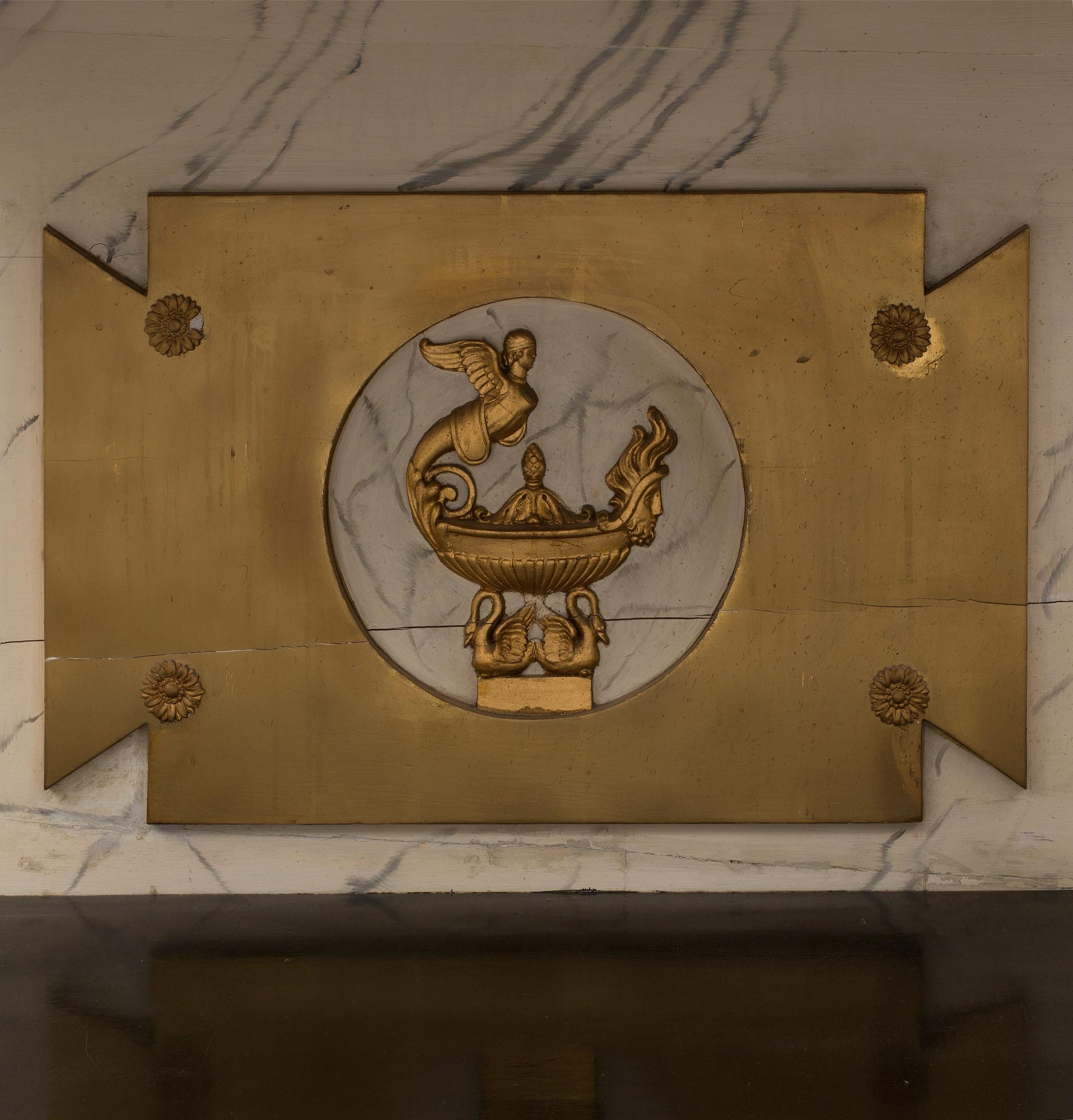 A Swedish Empire early 19th Century console table by Petter Gustaf Bylander.