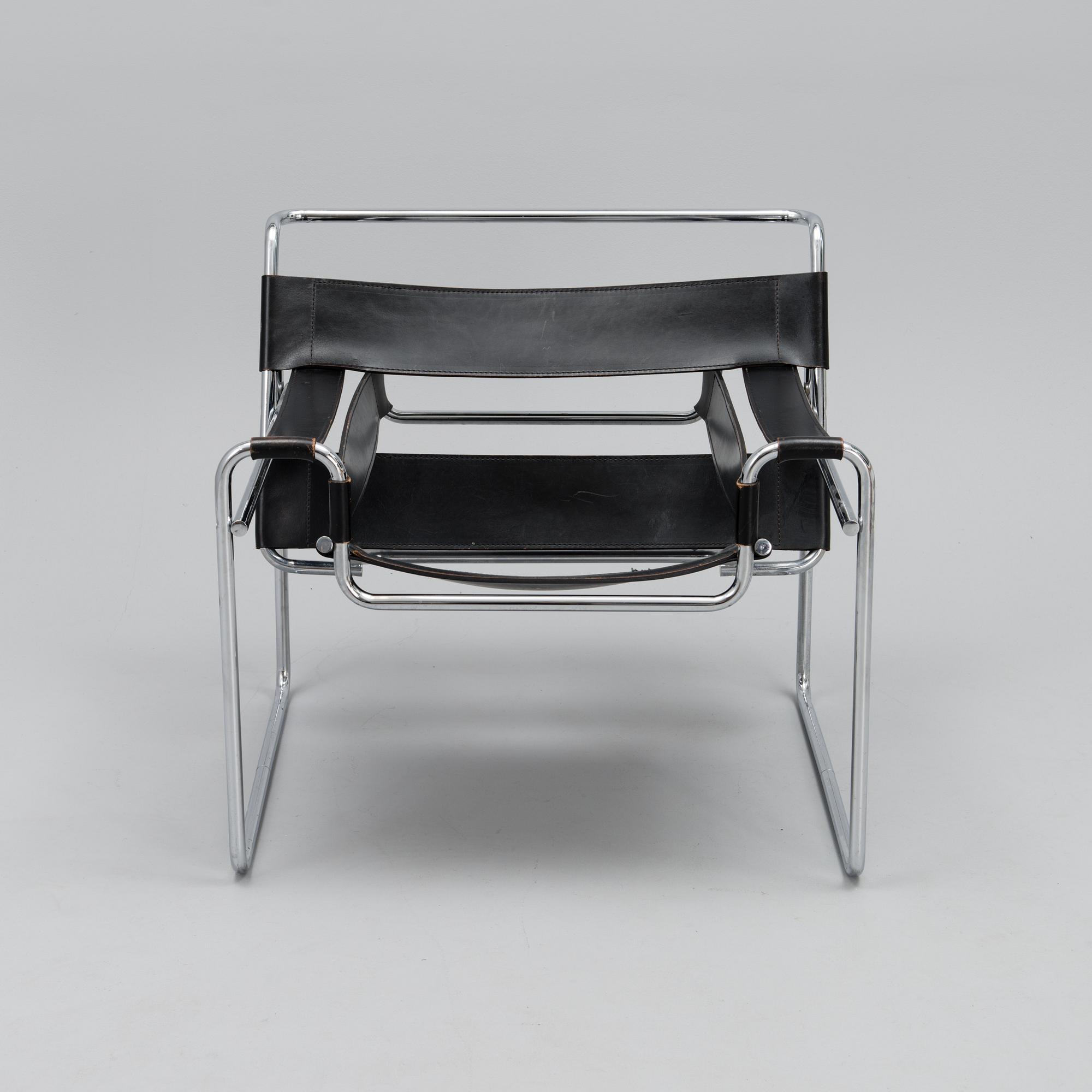 MARCEL BREUER,  fåtölj, "Wassily" 1970-tal.
