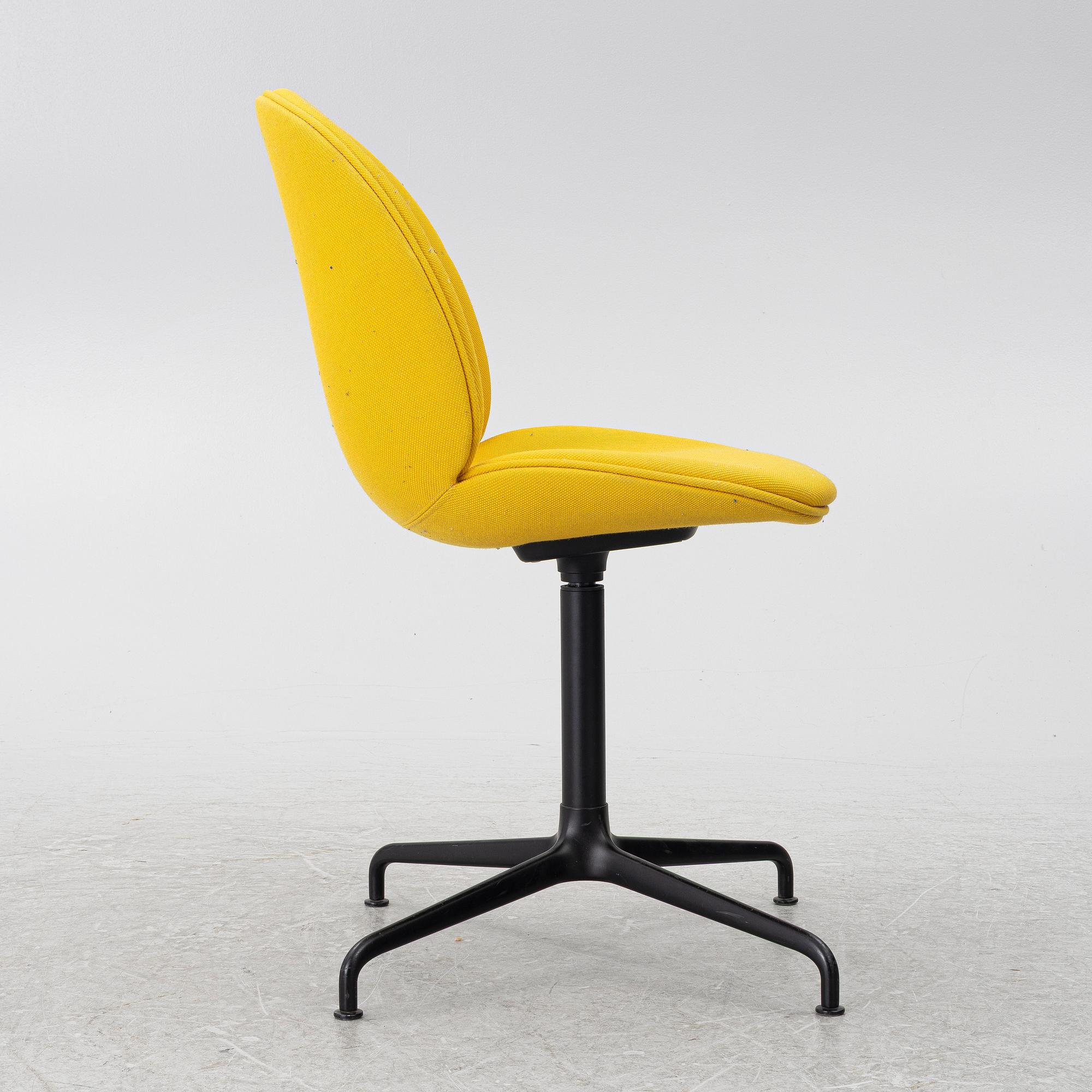 GamFratesi, kontorsstol, "Beetle Meeting Chair", Gubi, Danmark.