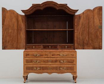 A Swedish Rococo 18th century cupboard.