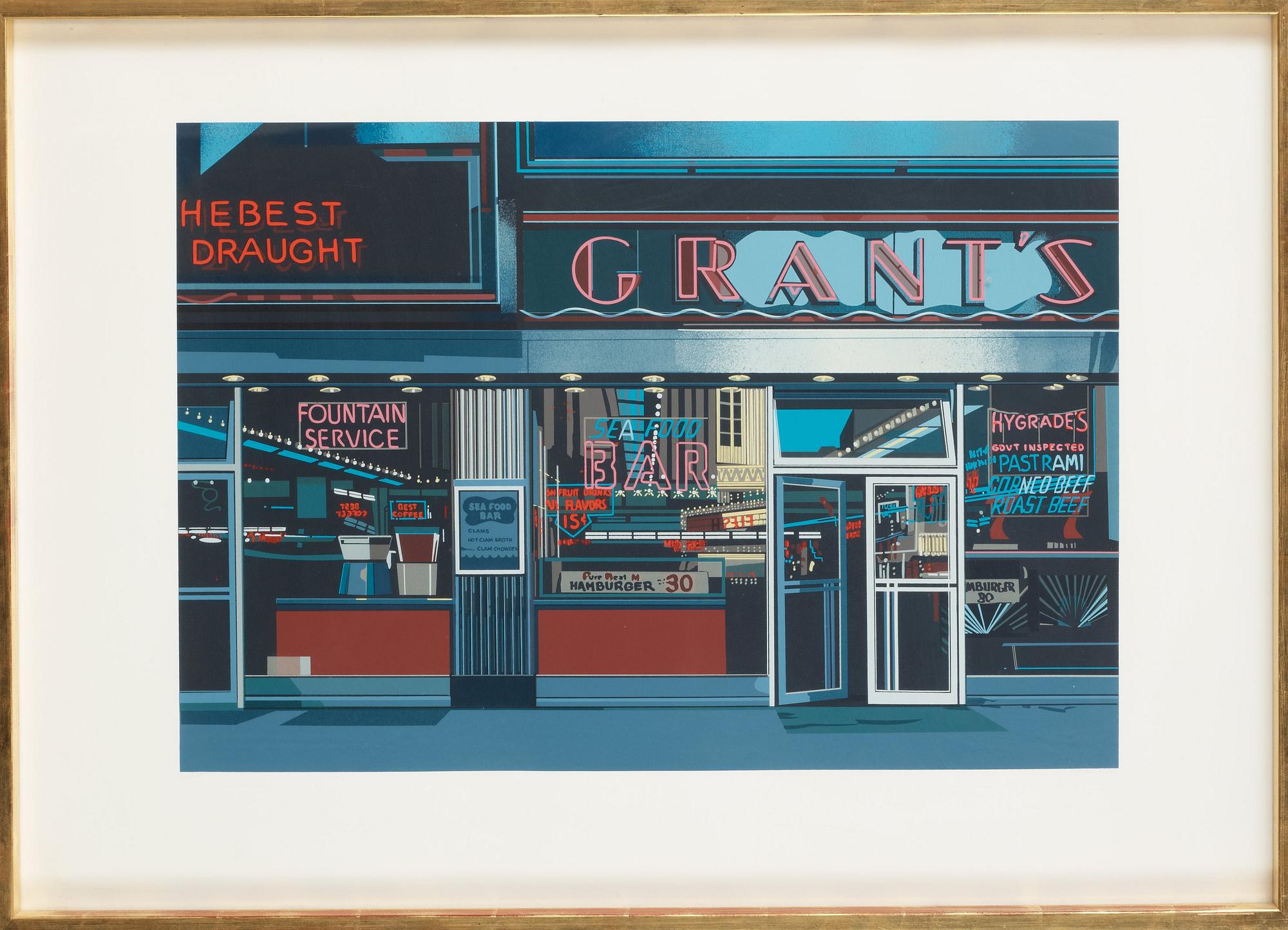 Richard Estes, "Urban landscapes".