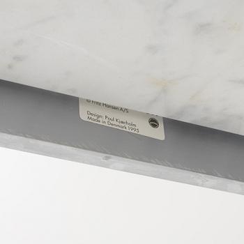 Poul Kjaerholm, a marble top 'PK-64' coffee table, Fritz Hansen, Denmark, 1995.