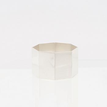 Wiwen Nilsson, servettring sterling silver, Lund 1958.