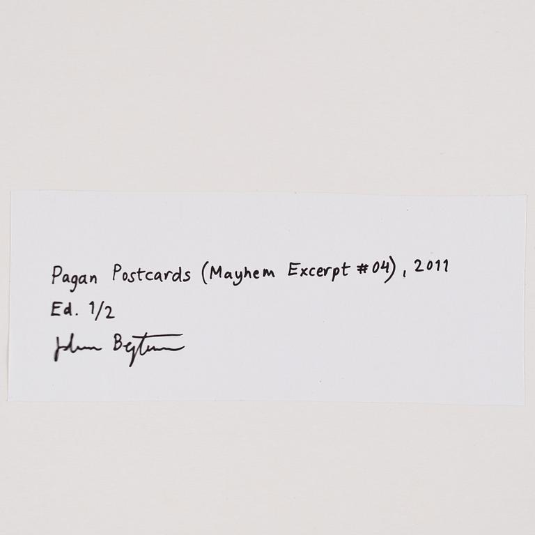 Johan Bergström, "Pagan Postcards (Mayhem Excerpt #04)", 2011.