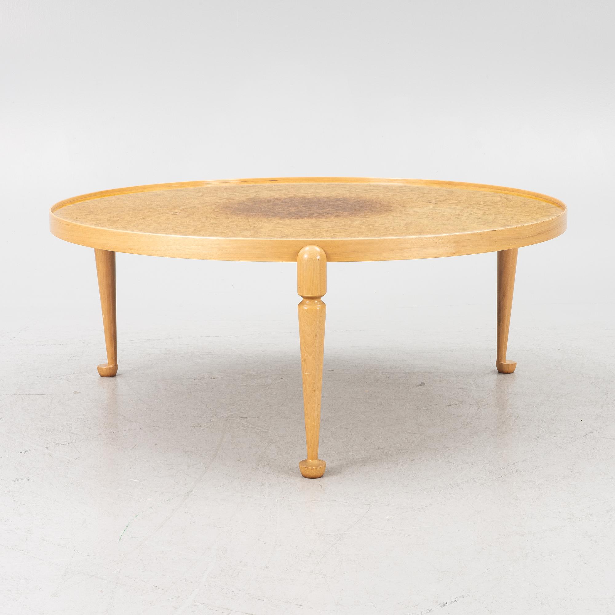 Josef Frank, coffee table, model B 2139, Svenskt Tenn, after 1985.