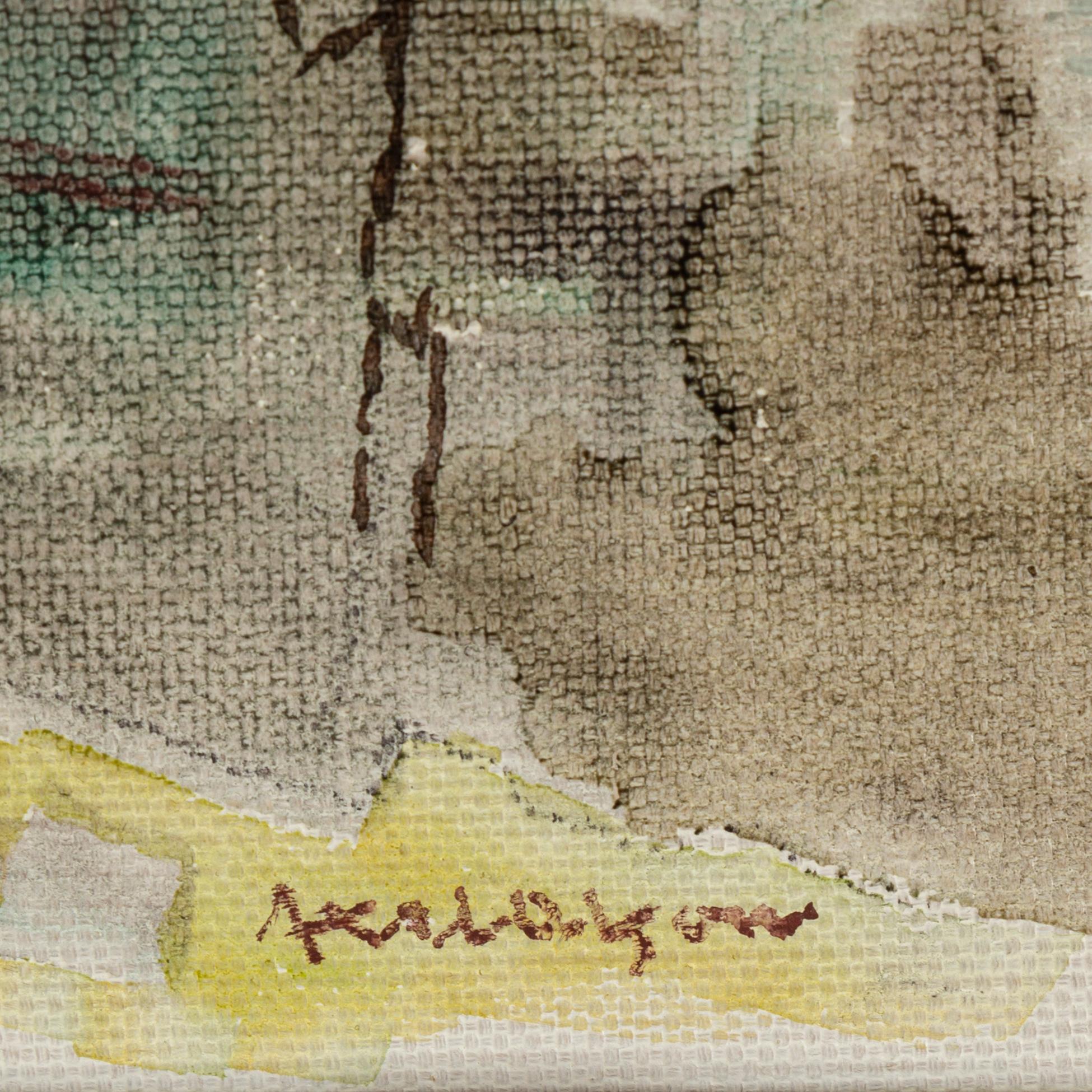 AXEL OLSON, oil on canvas, signed.