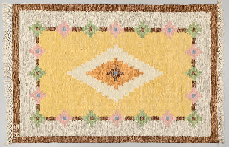 MATTA, rölakan, signerad SH, (Svensk Hemslöjd), 237x145 cm.