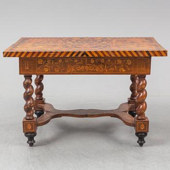 Table, Dutch Baroque style, second half of the 19th century.