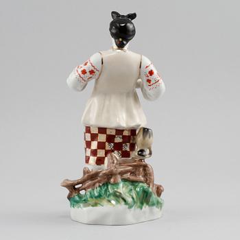 FIGURIN, porslin, Kiev, Sovjetunionen, 1900-talets andra hälft.
