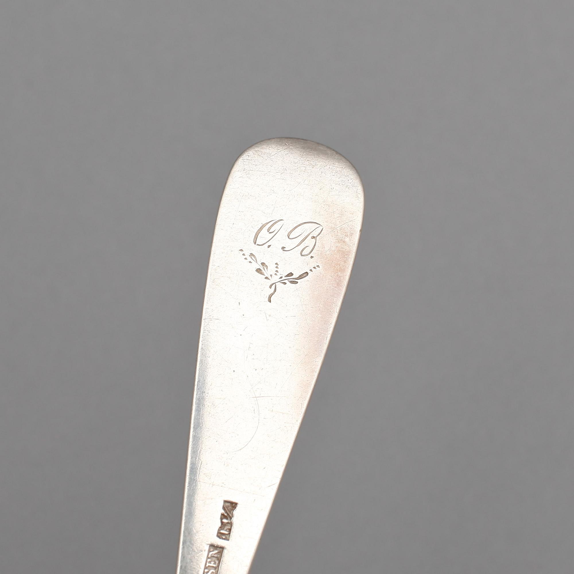 BESTICKSERVISDELAR, 20 delar, bl a  P. EVERSEN, mestadels Norge, 1900-talets första hälft. Totalvikt ca 565 gram.