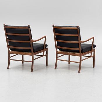 Ole Wanscher, fåtöljer, ett par, "Colonial Chair OW 149", Carl Hansen & Son, Danmark.