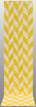 A runner, flat weave, ca 387 x 88 cm.