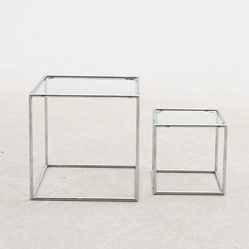 Poul Cadovius, Side table/set of tables 2 pcs "Abstracta" Denmark late 20th century.