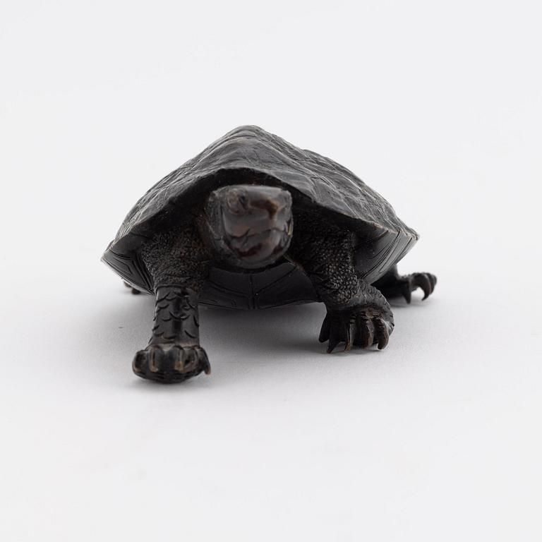 Figurin, brons, Japan, Meiji (1868-1912).