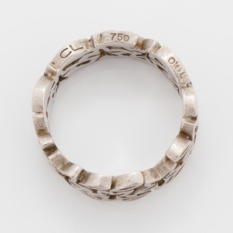 Ole Lynggaard, Charlotte Lynggaard, Ring, "Anemone" 18K white gold.