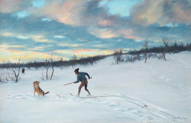 Johan Tirén, Wolf hunt.