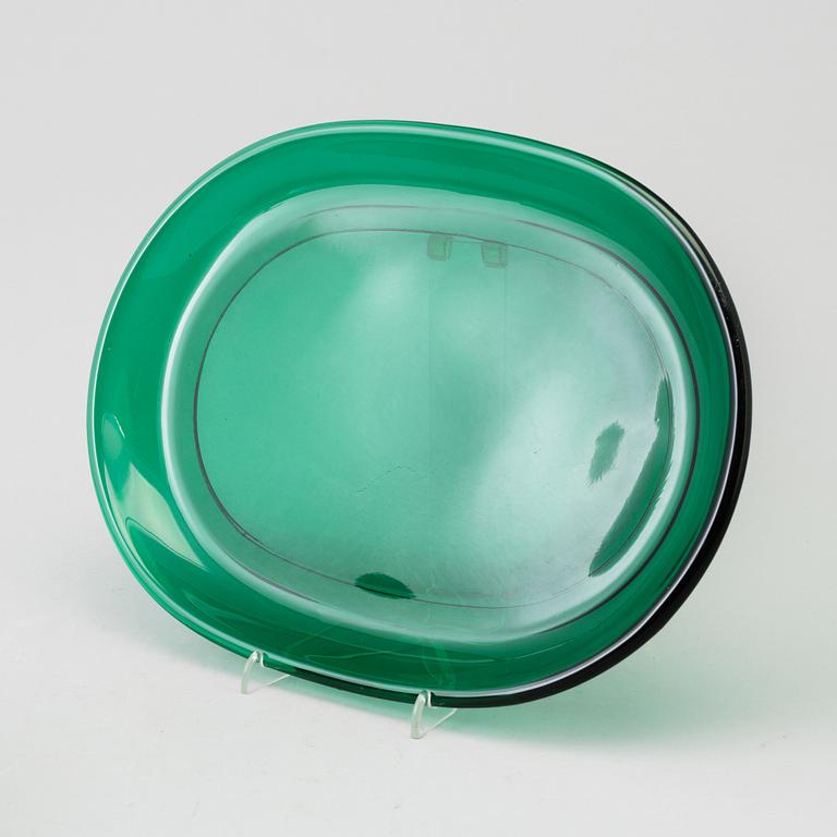 JOSEF FRANK, hummertallrikar, 6 st, glas, Firma Svenskt Tenn.