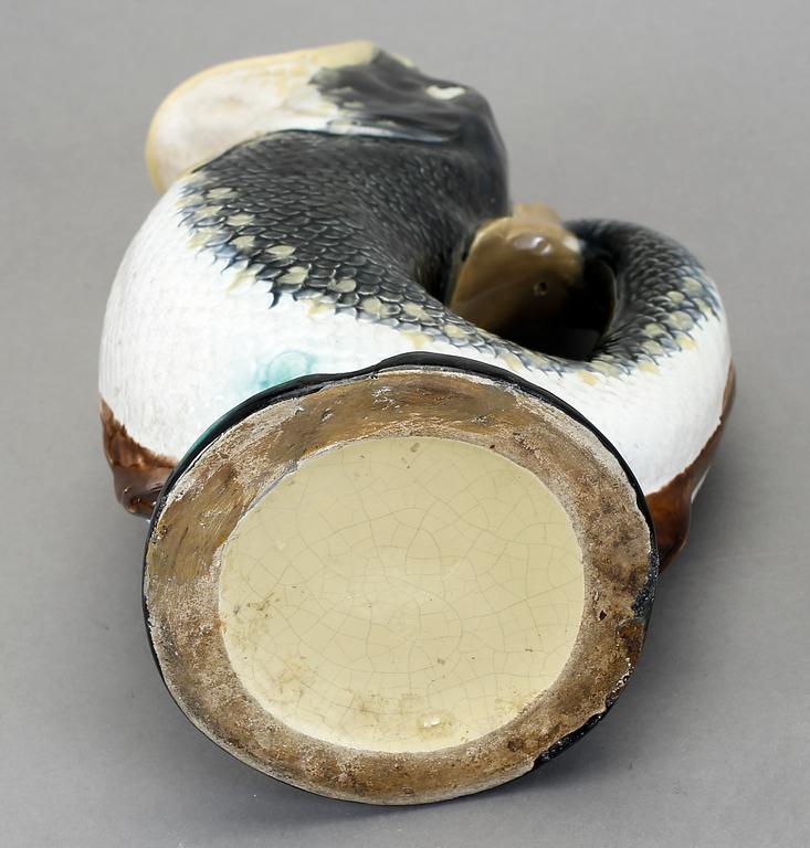 VAS / KANNA, majolika, Gustavsberg, 1800-talets slut.