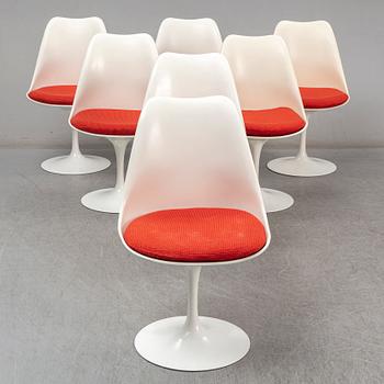 EERO SAARINEN, stolar, 7 st, "Tulip", Knoll International.