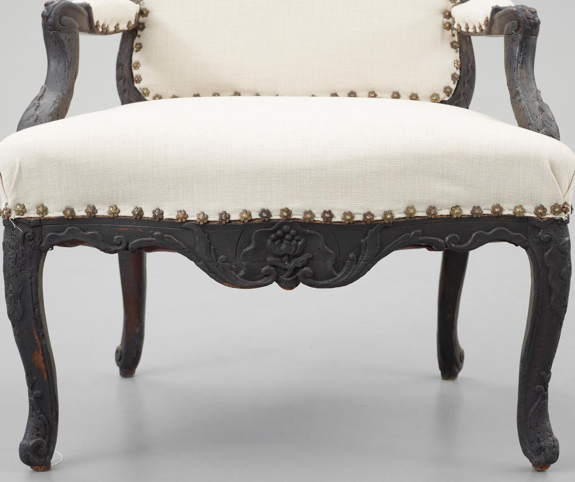 KARMSTOL, Louis XV, 1700-tal.
