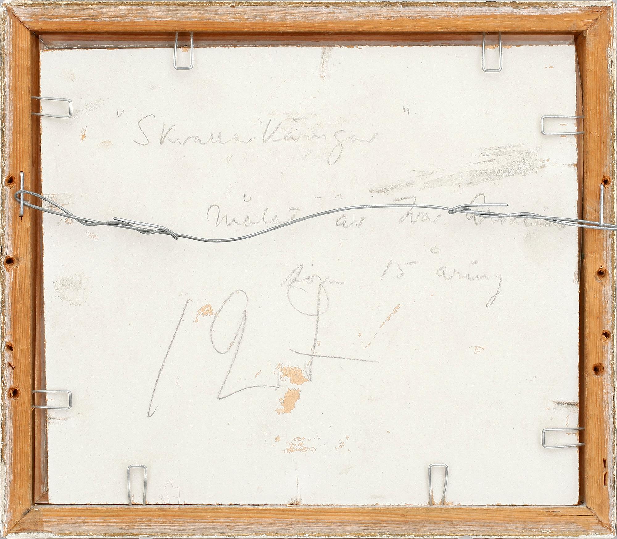 IVAR AROSENIUS, Gouache/akvarell, signerad och daterad -95.