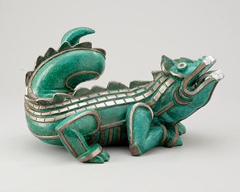 WILHELM KÅGE, drakmamma, Argenta, Gustavsberg 1939.