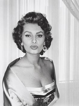 Per-Olow Anderson, "Sophia Loren photographed 1955 in Rome".