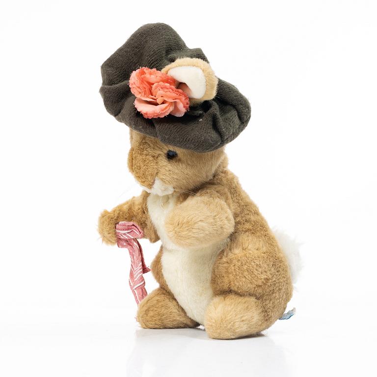 Steiff, leksaksdjur, 7 + 1 st, 1900-talets andra hälft.