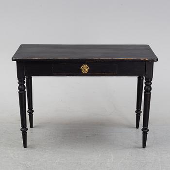 A painted writing desk, end of the 19th Century.