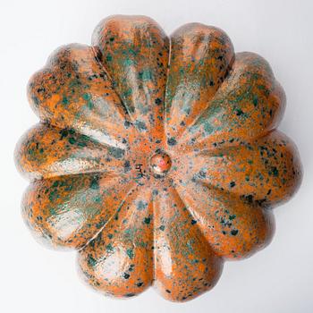 Hans Hedberg, a faience sculpture of a pumpkin, Biot, France.