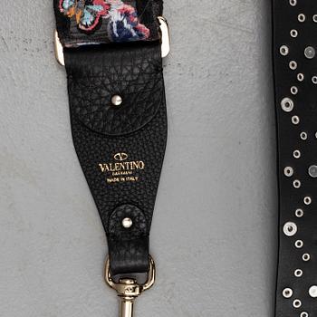 4 bag/skoulder straps from Valentino and Kate Cate.