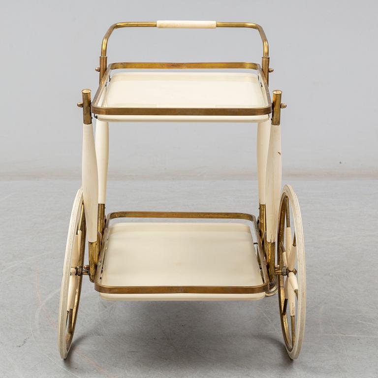 A mid 20th century serving trolley.