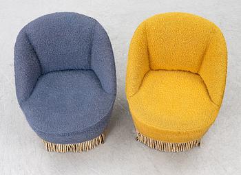Armchairs, a pair, Casa E Giardino, Italy, second half of the 20th century.