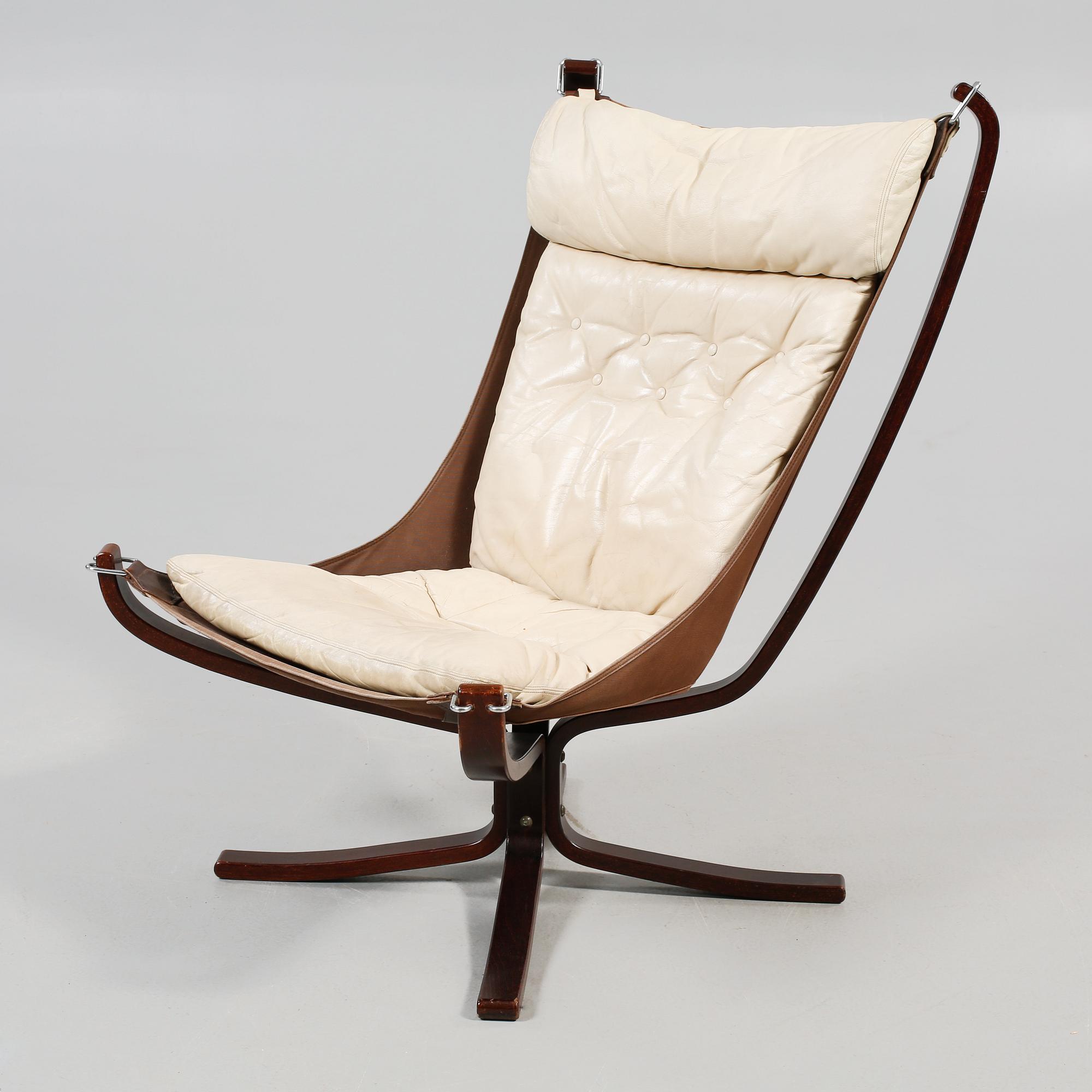 FÅTÖLJ, "Falcon chair", Sigurd Russel, Vatne möbler, Norge, 1970-tal.
