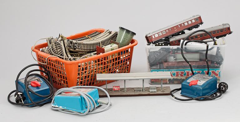 PARTI TÅGLEKSAKER, främst Märklin, 19/2000-tal.